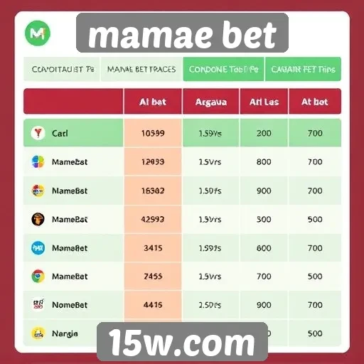 Comparação entre mamae bet e concorrentes